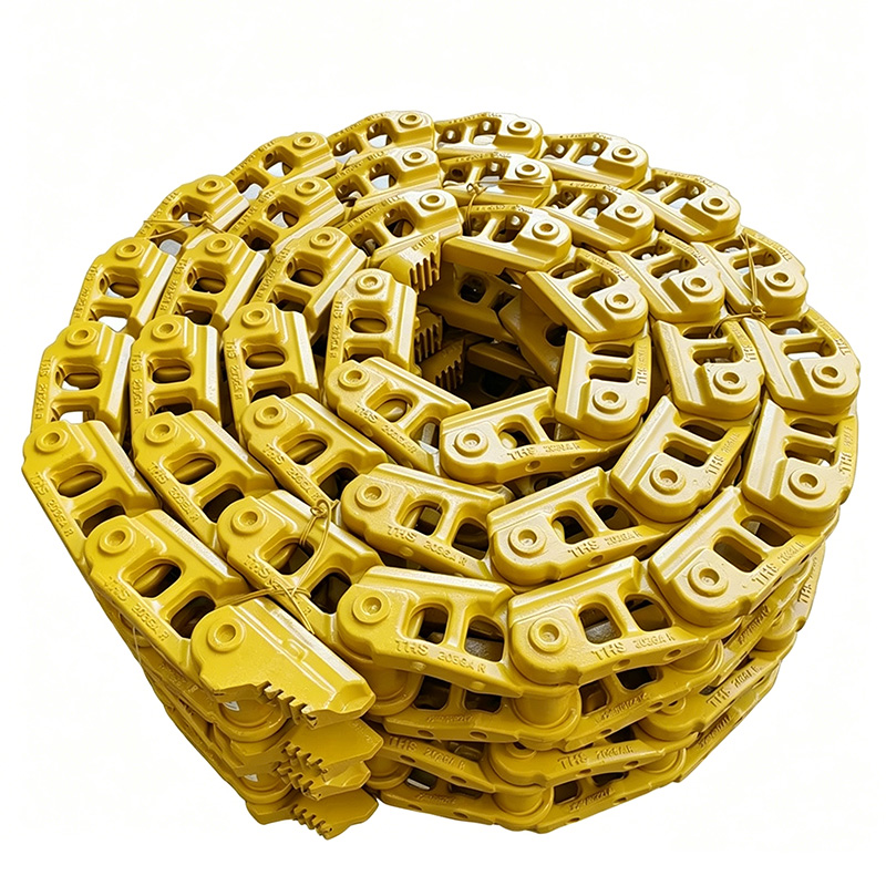 Shantui SD Series Track Assembly, Built-in Oil Chamber, Carburized & Quenched Track Chain
