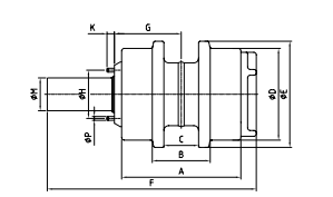 SD16 Bulldozer Top Roller, Model T16, Compatible with SD16/TY160/D60/D65, Construction Machinery Undercarriage Parts