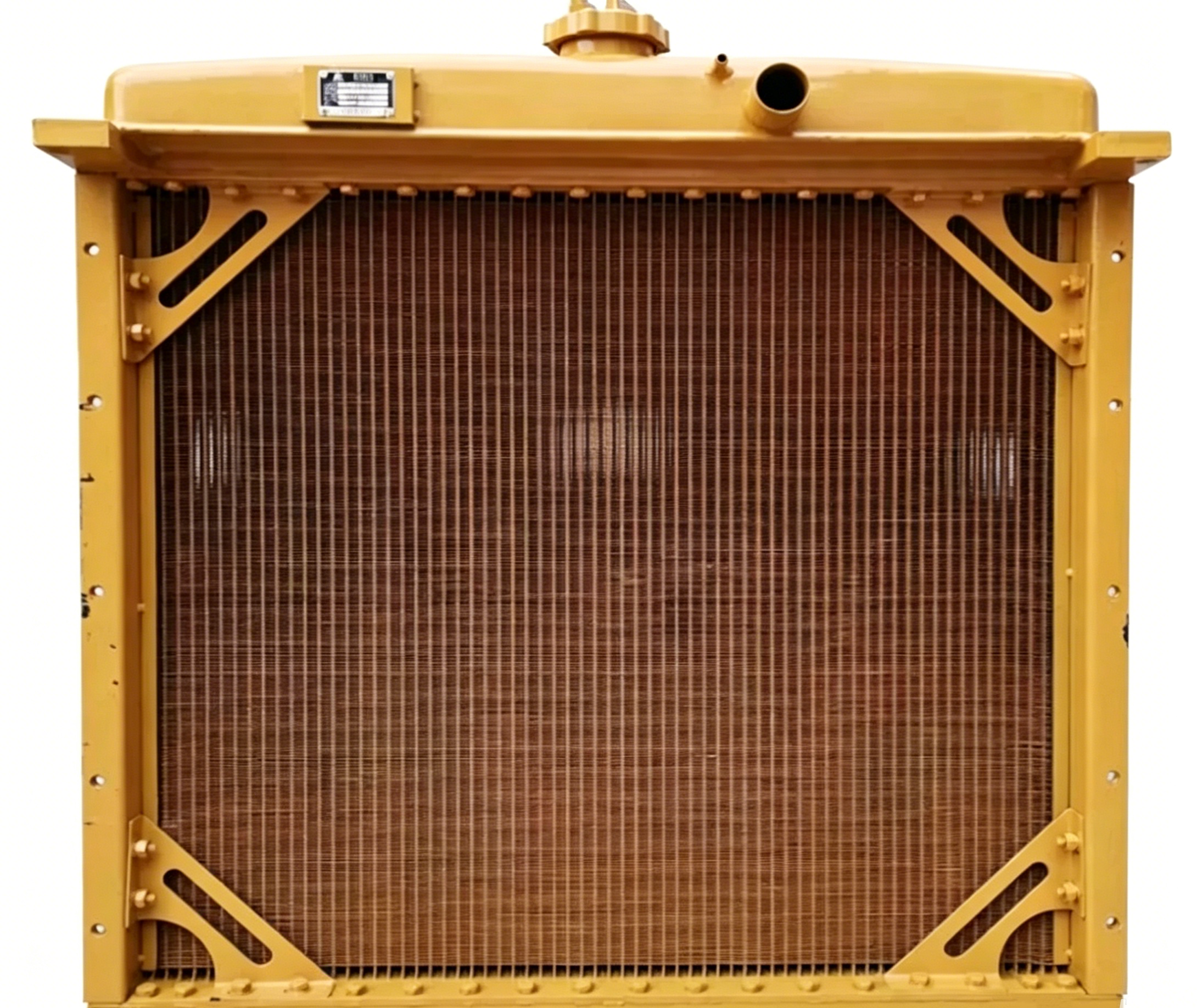 Shantui SD22/SD23 Bulldozer OEM Water Radiator, Full Copper Core Engine Cooling Assembly