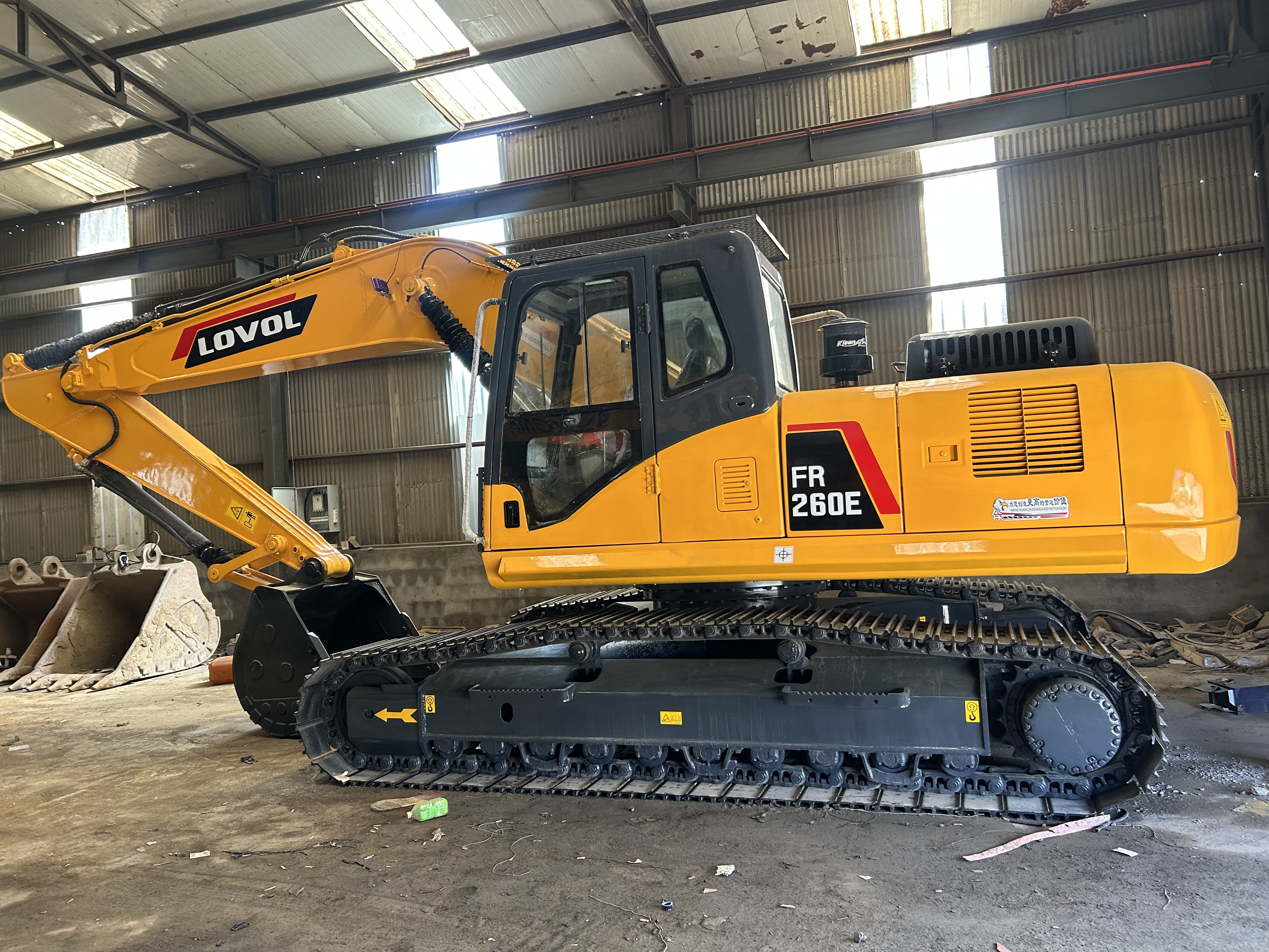 Excavator export trade