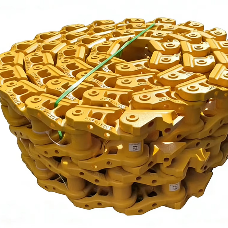 Shantui SD Series Track Assembly, Built-in Oil Chamber, Carburized & Quenched Track Chain