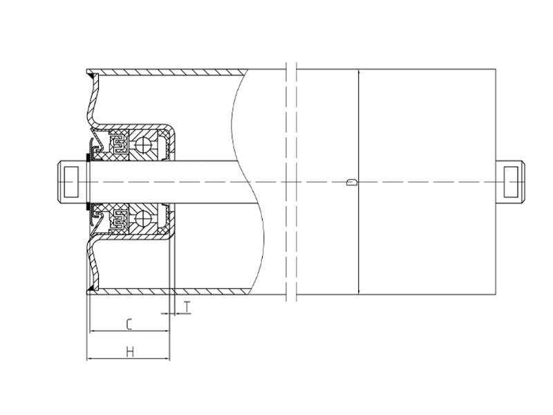 DT Type Ⅱ Bearing Housing Assembly for Conveyor Idler Rollers