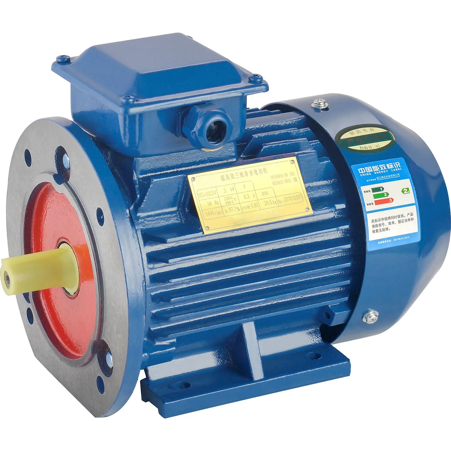 YE3-180L-6 15kW High-efficiency Three-phase Asynchronous Motor, IE3 Energy-saving Motor