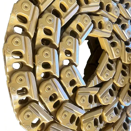 Shantui SD Series Track Assembly, Built-in Oil Chamber, Carburized & Quenched Track Chain