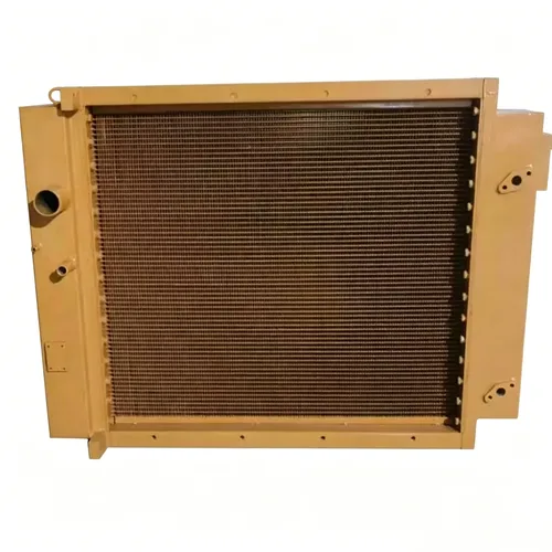 Shantui SD22/SD23 Bulldozer OEM Water Radiator, Full Copper Core Engine Cooling Assembly