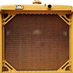 Shantui SD22/SD23 Bulldozer OEM Water Radiator, Full Copper Core Engine Cooling Assembly