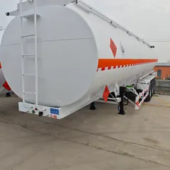 Factory Price 3 Axle Fuel Tanker Semi Trailer 40000L Oil Tank Trailer  Carbon Steel Fuel tank Trailer for Africa and Middle East