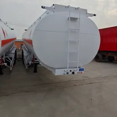 Factory Price 3 Axle Fuel Tanker Semi Trailer 40000L Oil Tank Trailer  Carbon Steel Fuel tank Trailer for Africa and Middle East