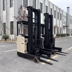Ride-on Reach Stacker with LCD Fault Display & Fast Charging Battery, Custom Models Available