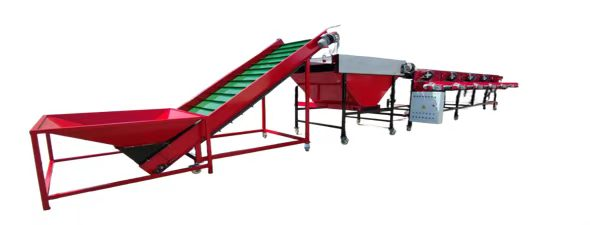 High-efficiency Garlic/Onion Grading Machine, 8-10t/H Multi-size Sorting Agricultural Machinery