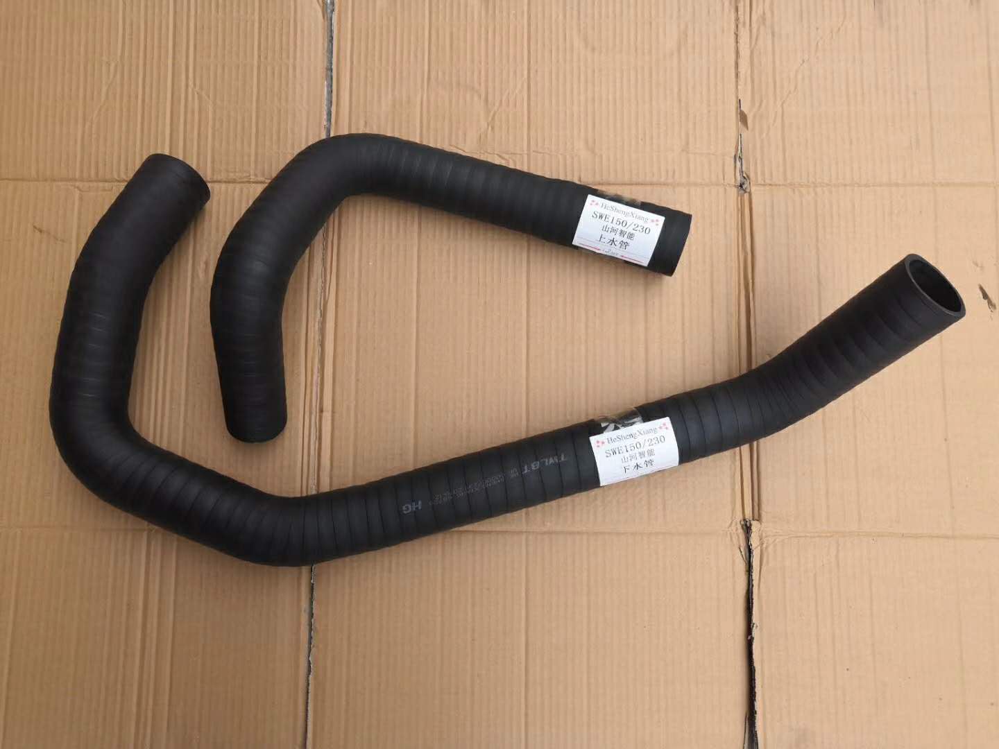 Radiator Upper & Lower Hoses for Sunward SWE230 Excavator, Full Range Excavator Spare Parts