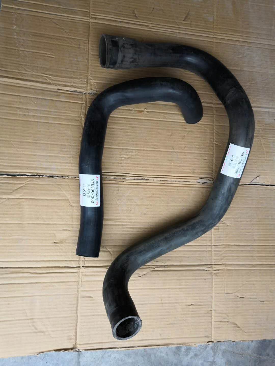 Radiator Upper & Lower Hoses for Sunward SWE230 Excavator, Full Range Excavator Spare Parts