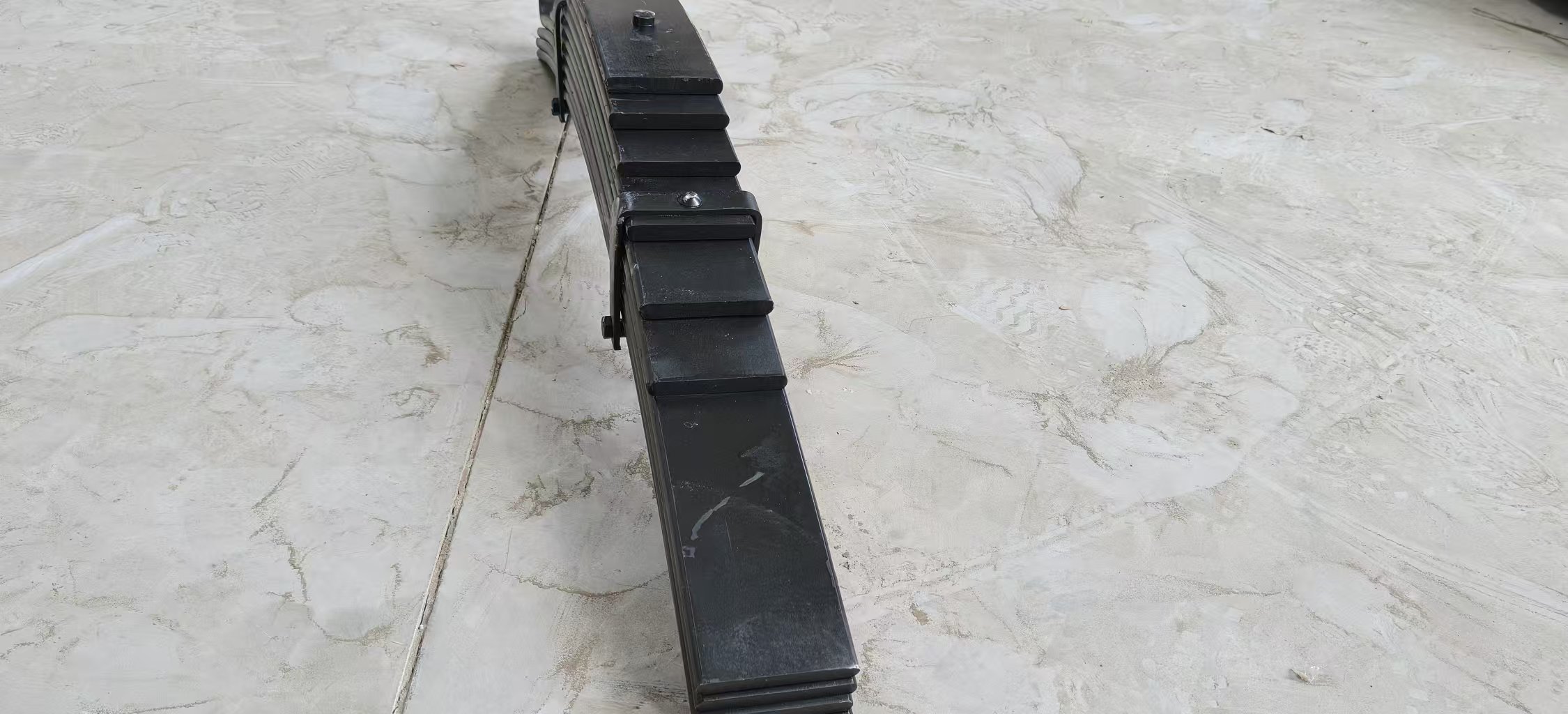 TYG1390104-0A Semi Trailer Leaf Spring, 90mm Width 10 Leaves 13mm Thick 60KG Heavy Duty Trailer Suspension Spring