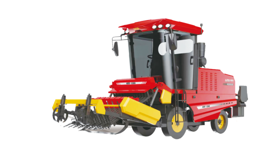 7-Row Garlic Combine Harvester 4DS-128A, Self-propelled Multi-function Garlic Harvesting Machine