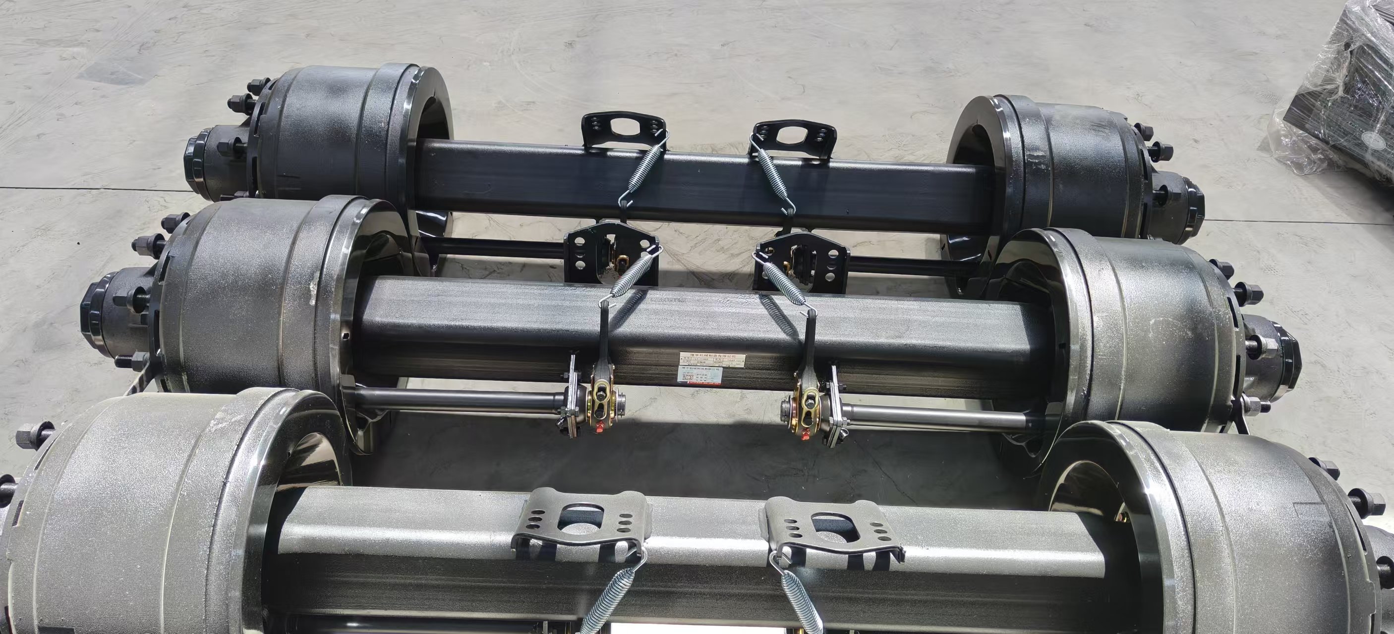 13T American Type Trailer Axle, 1840mm Track Heavy Duty Semi Trailer Axle, Flatbed Trailer Load Bearing Axle