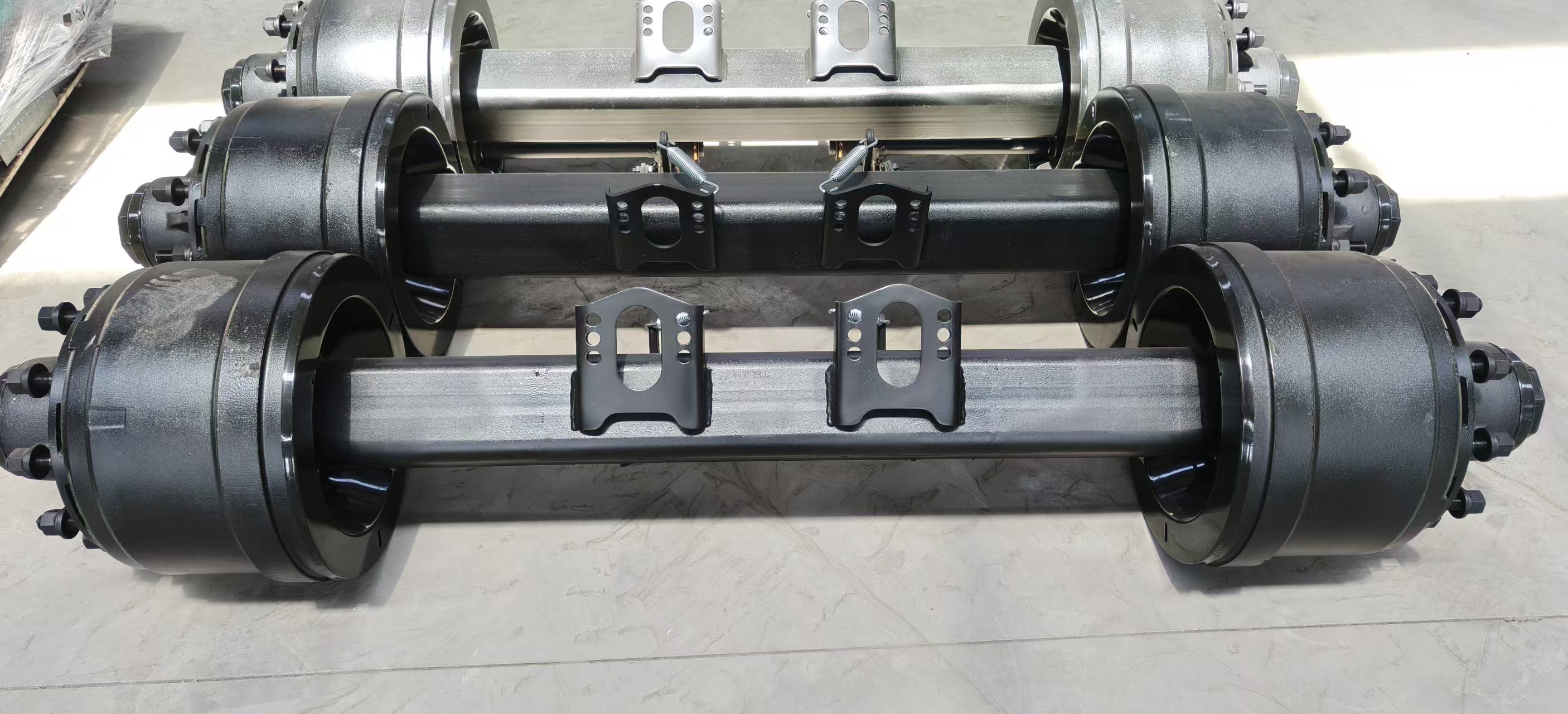 13T American Type Trailer Axle, 1840mm Track Heavy Duty Semi Trailer Axle, Flatbed Trailer Load Bearing Axle
