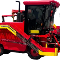 7-Row Garlic Combine Harvester 4DS-128A, Self-propelled Multi-function Garlic Harvesting Machine