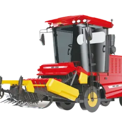 7-Row Garlic Combine Harvester 4DS-128A, Self-propelled Multi-function Garlic Harvesting Machine