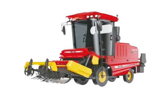 7-Row Garlic Combine Harvester 4DS-128A, Self-propelled Multi-function Garlic Harvesting Machine
