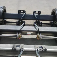 13T American Type Trailer Axle, 1840mm Track Heavy Duty Semi Trailer Axle, Flatbed Trailer Load Bearing Axle