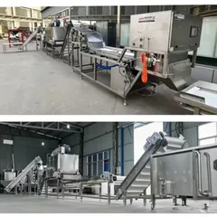 Integrated Garlic Separating, Peeling, Washing & Drying Machine, High-capacity Food Grade Garlic Equipment