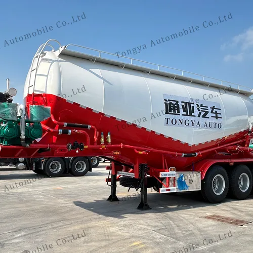 3 Axle 35m³ Bulk Cement Tanker Semi Trailer