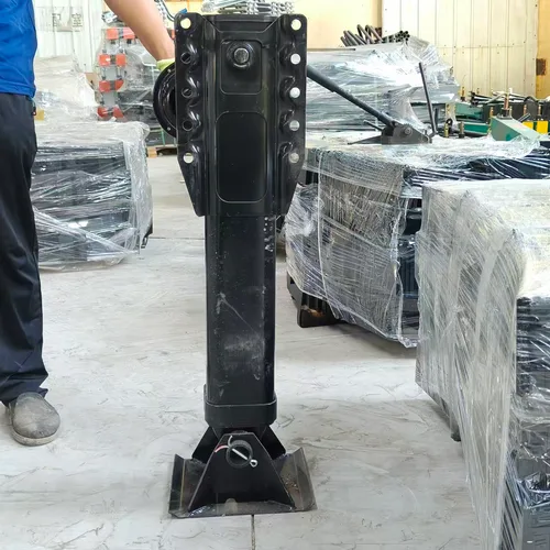 External Trailer Landing Gear 75KG, American Semi-Trailer Mechanical Support Leg, Heavy Duty Trailer Lifting Jack