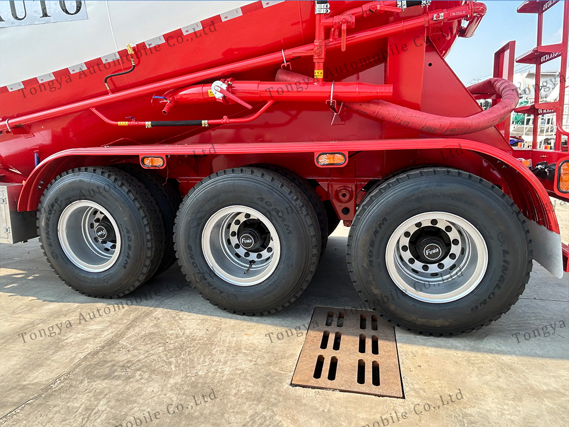 3 Axle 35m³ Bulk Cement Tanker Semi Trailer