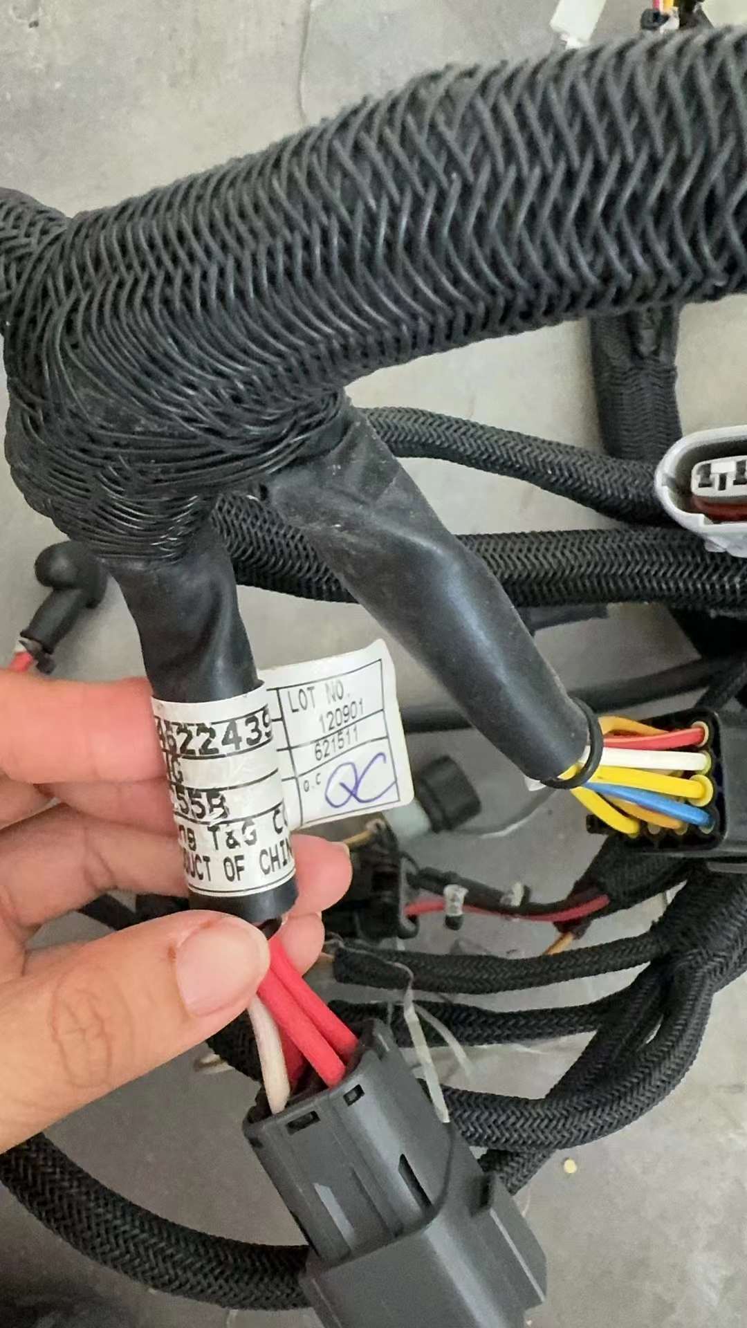 Volvo EC55B Engine Wiring Harness: Power Bus + Sensor Signal Bus + ECU Control Bus