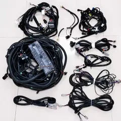 Hyundai R330LC-9S Full Vehicle Wiring Harness: Main Frame Harness + Engine Harness + Cab Harness + A/C & Electrical Auxiliary Harness