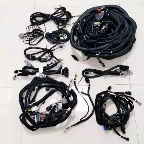 Hyundai R330LC-9S Full Vehicle Wiring Harness: Main Frame Harness + Engine Harness + Cab Harness + A/C & Electrical Auxiliary Harness