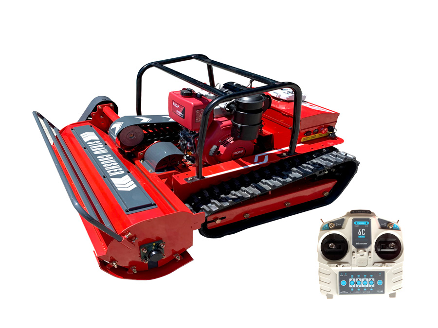 All-terrain Remote Control Lawn Mower, Gasoline/Diesel/Electric Optional, Up to 40HP, 5 Acres/Hour Efficiency