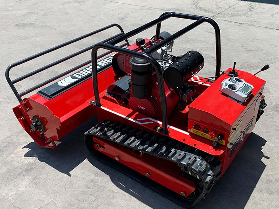 All-terrain Remote Control Lawn Mower, Gasoline/Diesel/Electric Optional, Up to 40HP, 5 Acres/Hour Efficiency