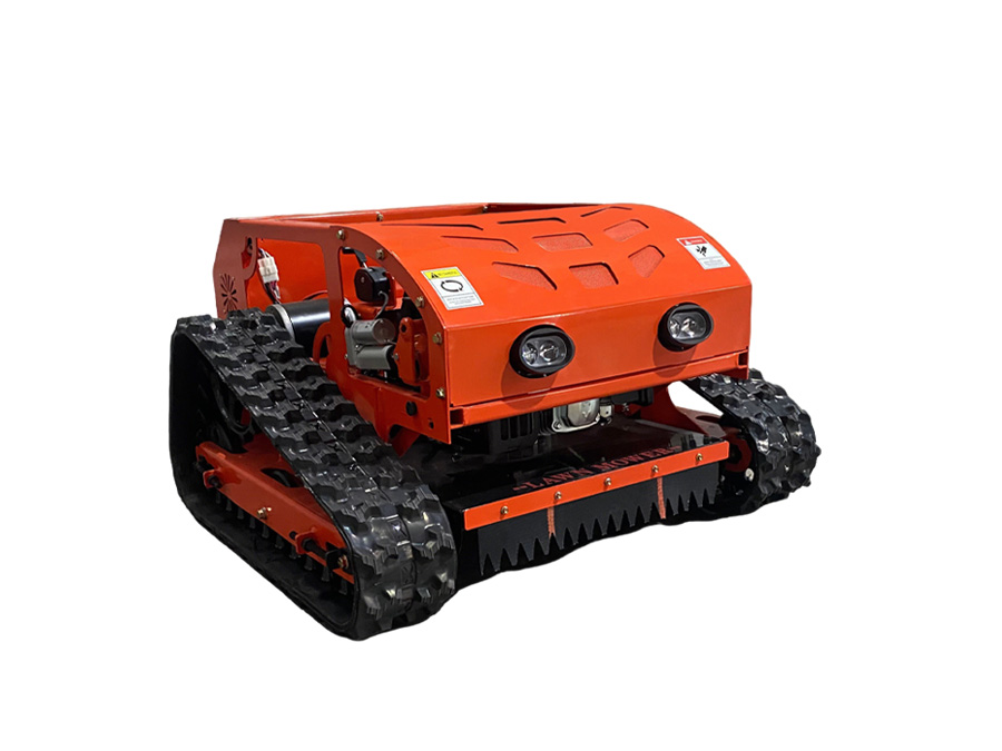 Crawler All-terrain Lawn Mower, 30-55° Climbing, Stable on Sandy/Muddy Ground
