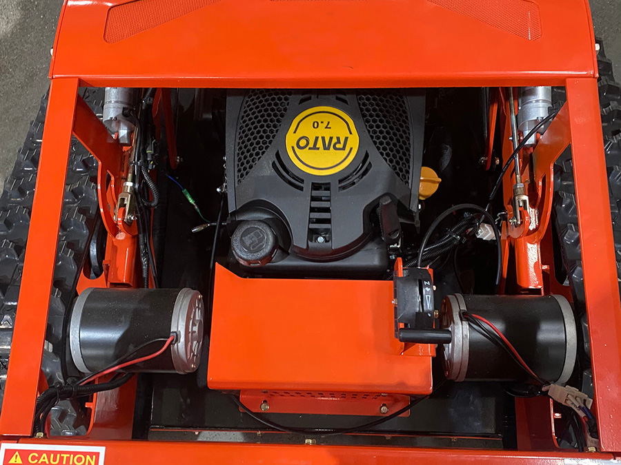 Crawler All-terrain Lawn Mower, 30-55° Climbing, Stable on Sandy/Muddy Ground