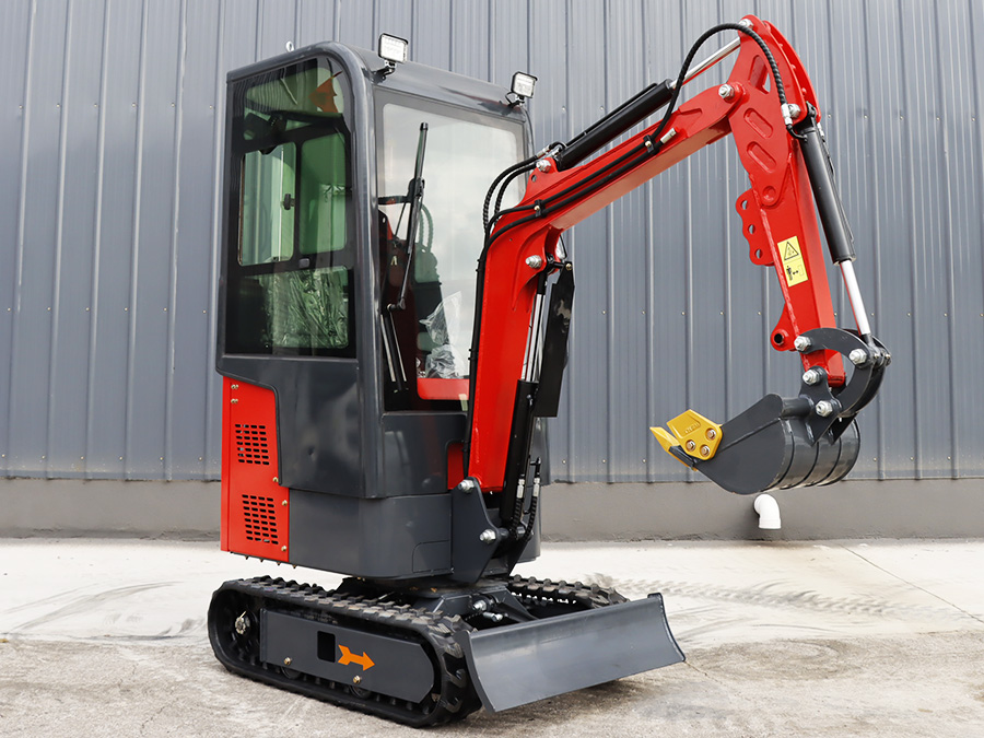 1.2-ton Compact Mini Excavator, Zero Tail Swing, 1.5-2m Turning Radius, Narrow Space Work