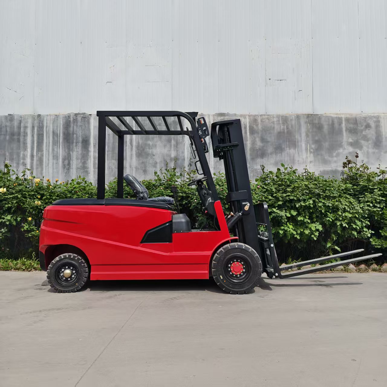 Sit-down Electric Forklift, Lead-acid/Lithium Battery Optional, Fast Charging, 5 Hours Working Time