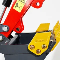 TT08 Mini Excavator, Low Ground Pressure, Ideal for Courtyard/Indoor/Greenhouse Work