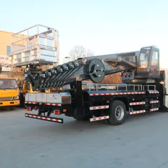 GK60 Aerial Work Platform, 9-section Telescopic Boom, Emergency Power Source, Multi Safety Protection