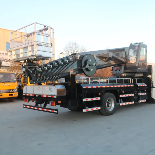 GK60 Aerial Work Platform, 9-section Telescopic Boom, Emergency Power Source, Multi Safety Protection