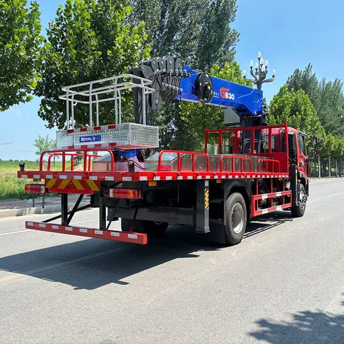 30m Aerial Work + 8-ton Crane Integrated Vehicle, Foton Auman Chassis, Yuchai 240HP