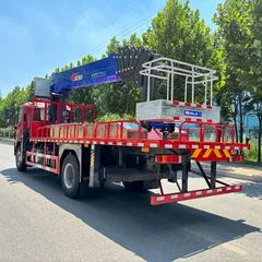 30m Aerial Work + 8-ton Crane Integrated Vehicle, Foton Auman Chassis, Yuchai 240HP