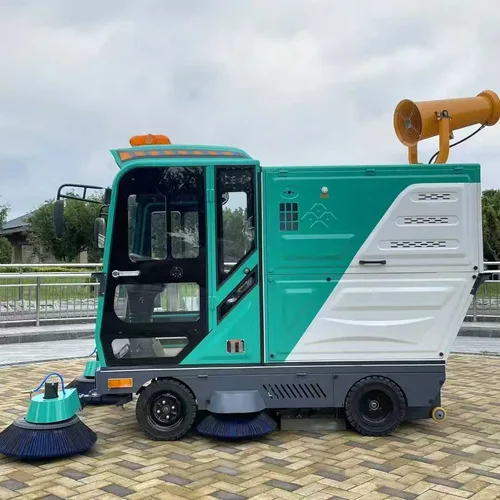 Electric Sweeper for Factory Workshops, Multiple Colors, Zero Emission & Low Noise, Indoor & Outdoor Use