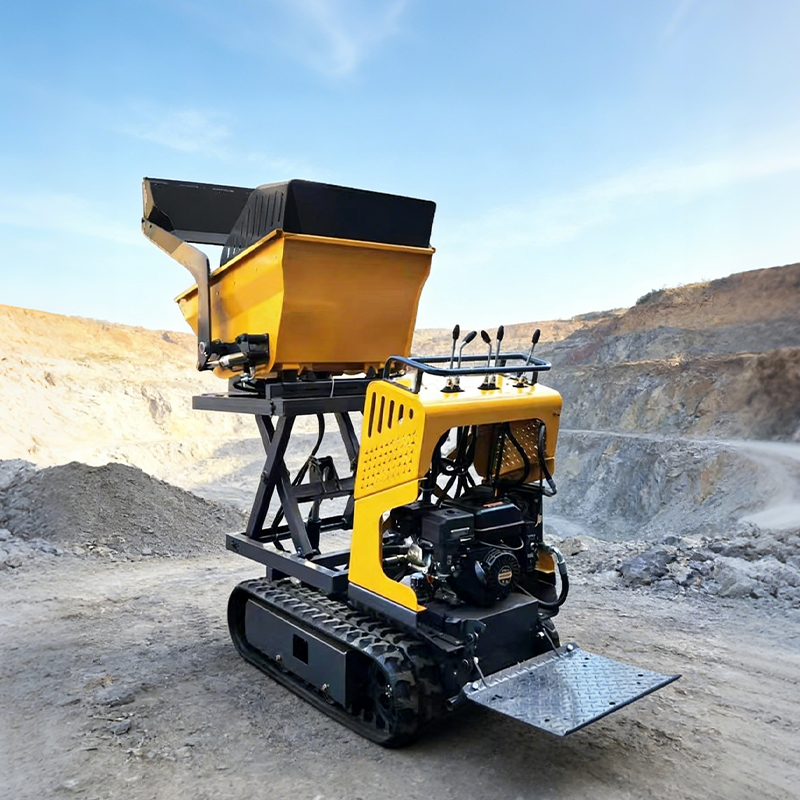 Factory Price 500kg Mini Dumper Truck Cheap Small Dumper Tipper Track Mini Crawler Dumper Hydraulic Dump Truck For Sale