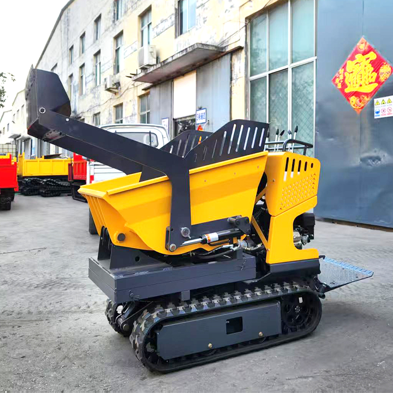 Factory Price 500kg Mini Dumper Truck Cheap Small Dumper Tipper Track Mini Crawler Dumper Hydraulic Dump Truck For Sale