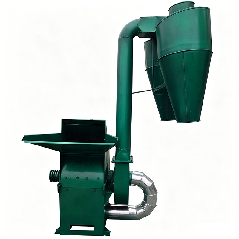 Multi-functional Straw & Grain Grinder, Low Energy & Dust-free, Special for Family Farming