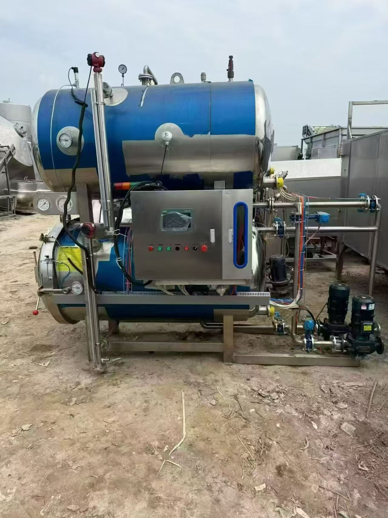 fully automatic double-layer water bath retort sterilizer