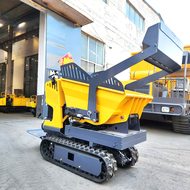 Fast delivery Mini Dumper Crawler High quality Tracked Dump Truck Customize Farm Garden Mini Crawler Dumper 500kg for Sale