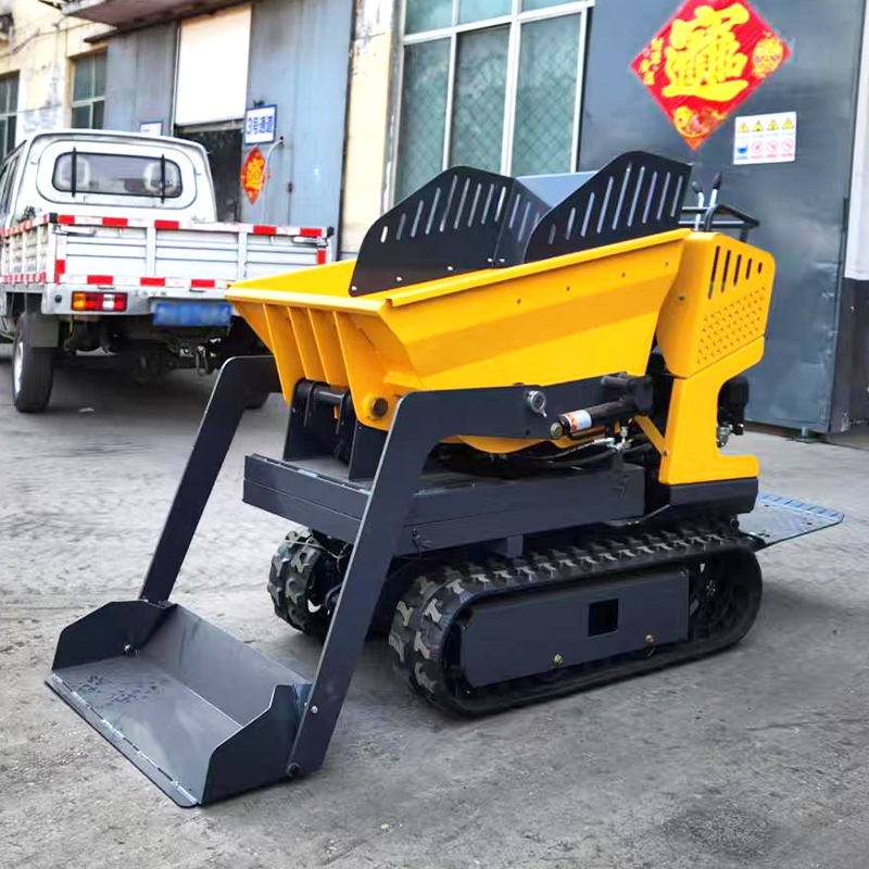 Factory Price 500kg Mini Dumper Truck Cheap Small Dumper Tipper Track Mini Crawler Dumper Hydraulic Dump Truck For Sale