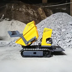 China Factory Mini Crawler Dumper Agricultural Farm Tracked Mini DumperCE EPA EURO 5 Hydraulic Mini Dumper 500kg